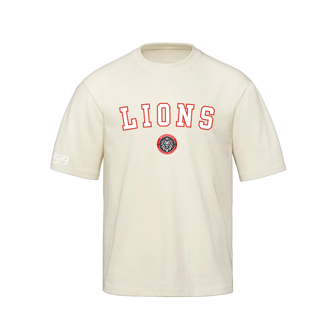 WOODFIELD LIONS VARSITY OVERSIZED TEE (UNISEX)