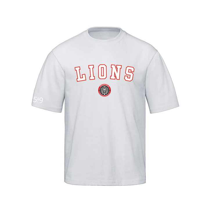 WOODFIELD LIONS VARSITY OVERSIZED TEE (UNISEX)