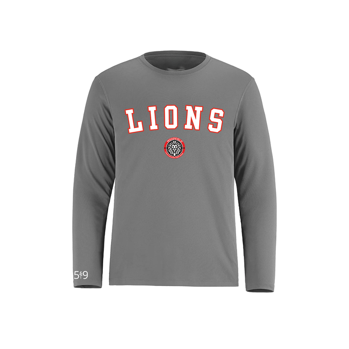 WOODFIELD LIONS VARSITY ATHLETIC LONG SLEEVE (UNISEX)