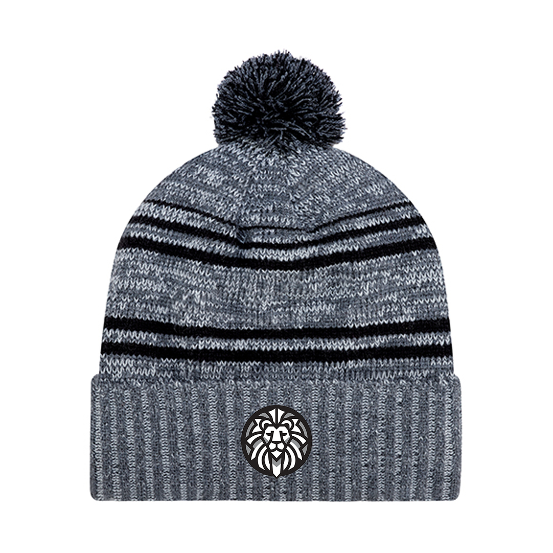 WOODFIELD EMBROIDERED POM-POM TOQUE