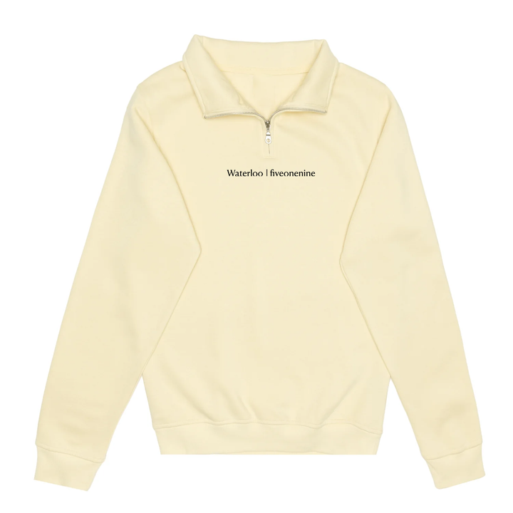 WATERLOO EMBROIDERED 1/4 ZIP (UNISEX)