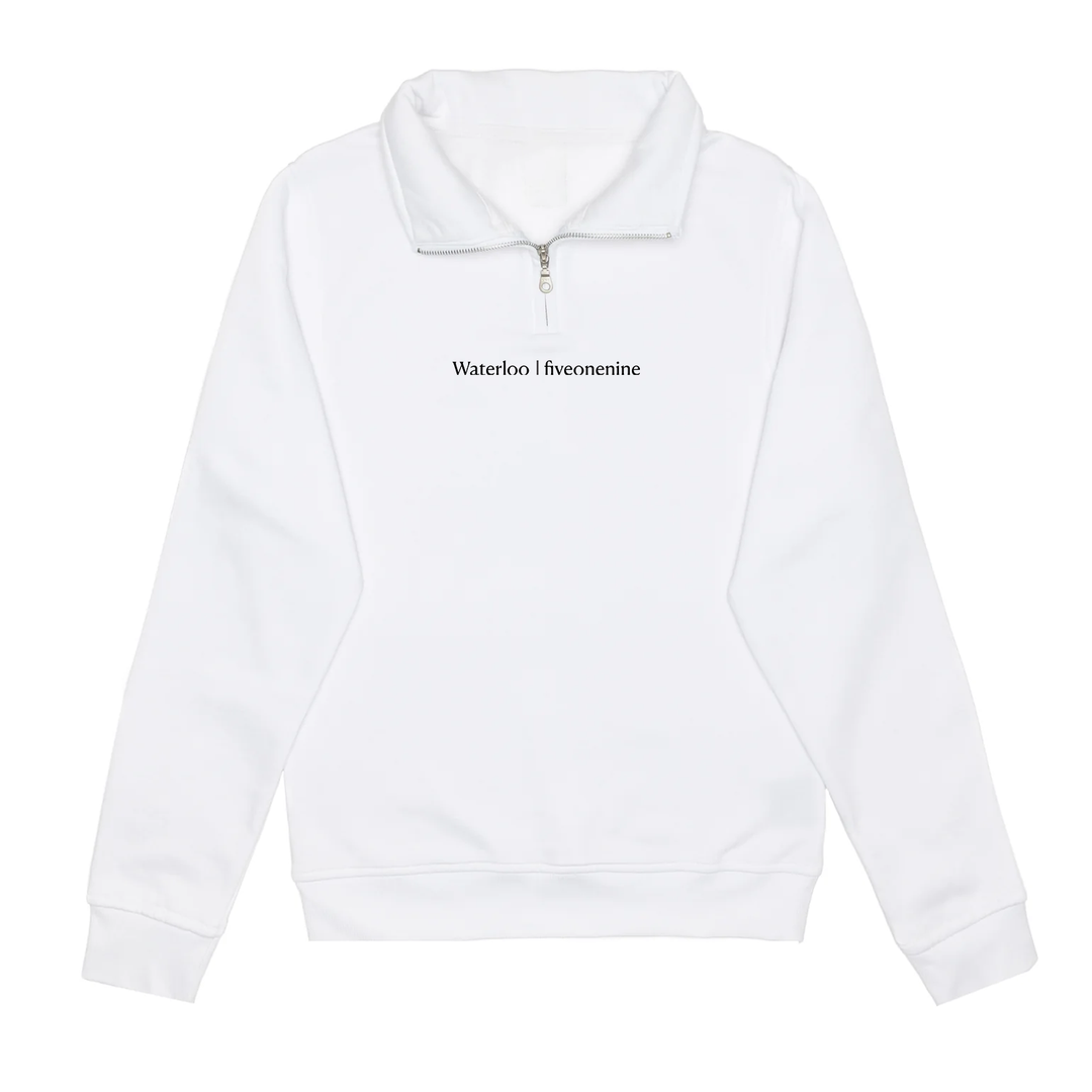 WATERLOO EMBROIDERED 1/4 ZIP (UNISEX)