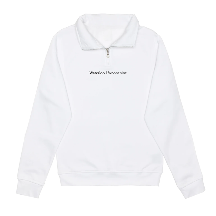 WATERLOO EMBROIDERED 1/4 ZIP (UNISEX)