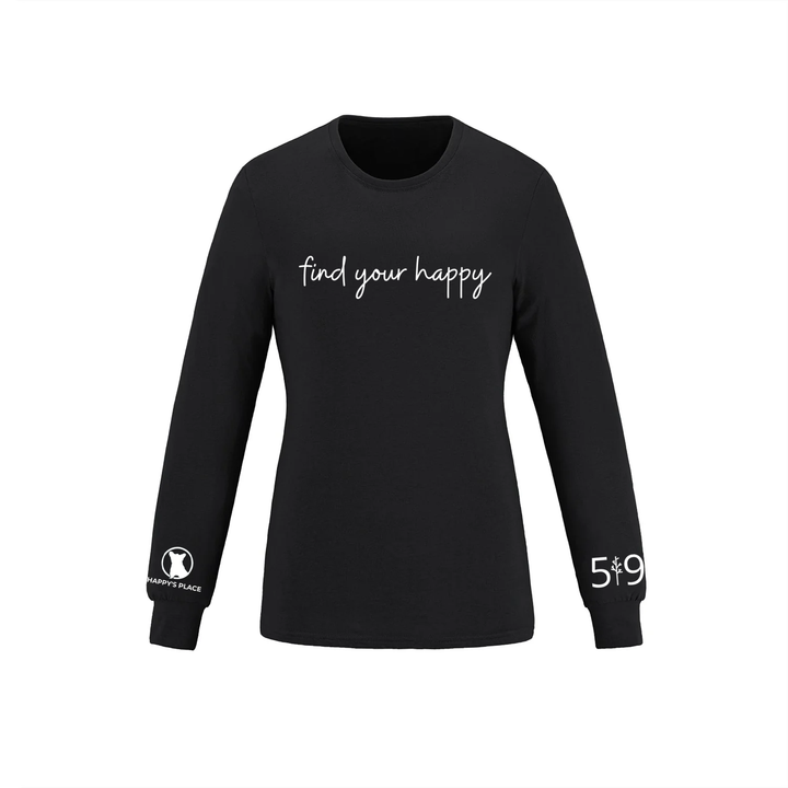 HAPPY'S PLACE FIND YOUR HAPPY LONG SLEEVE (WOMENS)