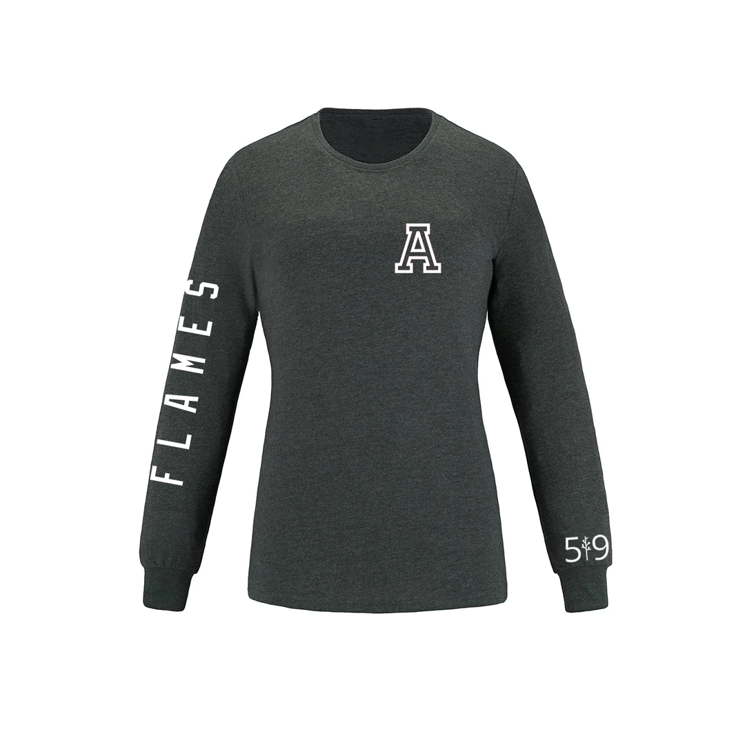 FLAMES SLEEVE LOGO LONG SLEEVE (WOMENS)