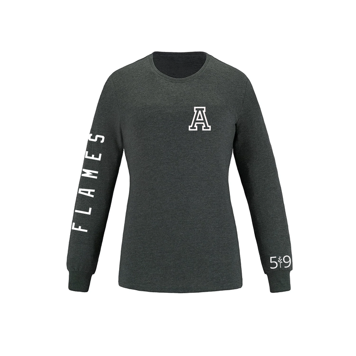 FLAMES SLEEVE LOGO LONG SLEEVE (WOMENS)