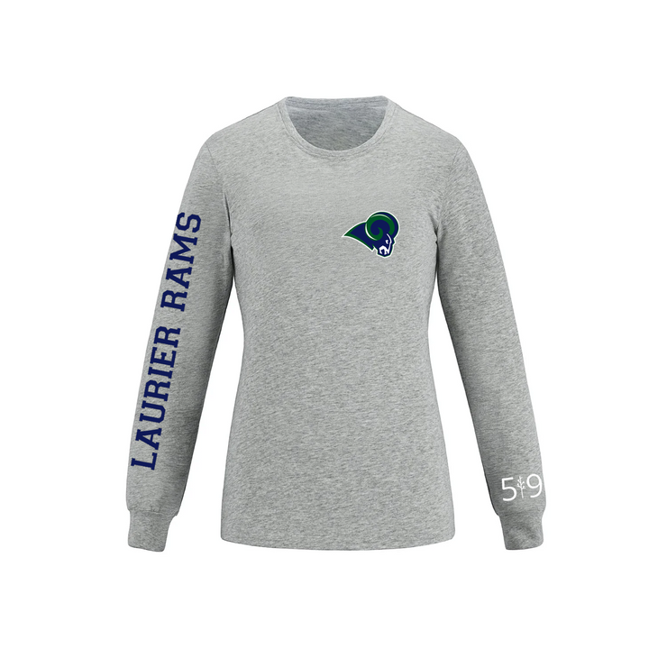 LAURIER RAMS SLEEVE LOGO LONG SLEEVE (WOMENS)