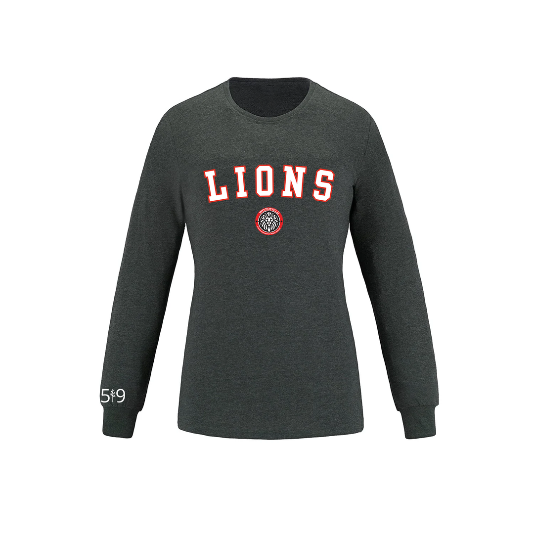 WOODFIELD LIONS VARSITY LONG SLEEVE (WOMENS)
