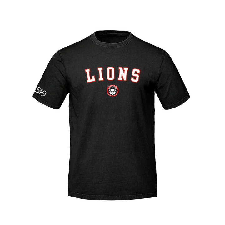 WOODFIELD LIONS VARSITY RETRO TEE (UNISEX)