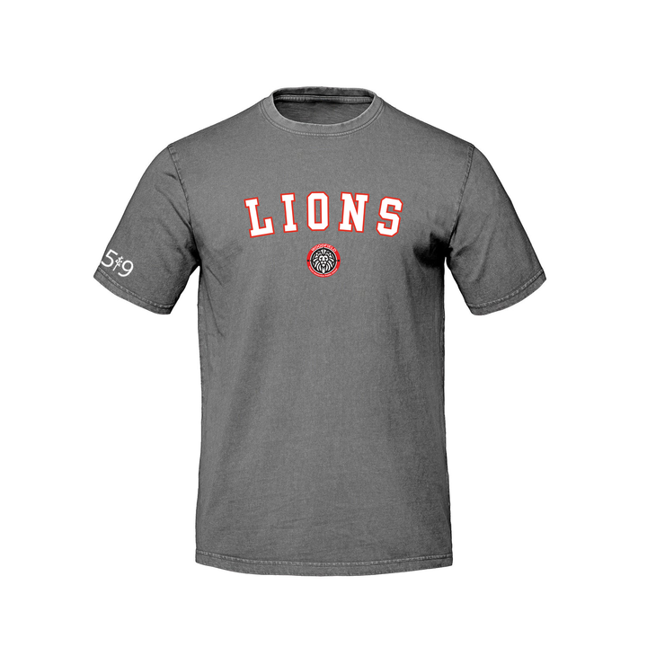 WOODFIELD LIONS VARSITY RETRO TEE (UNISEX)