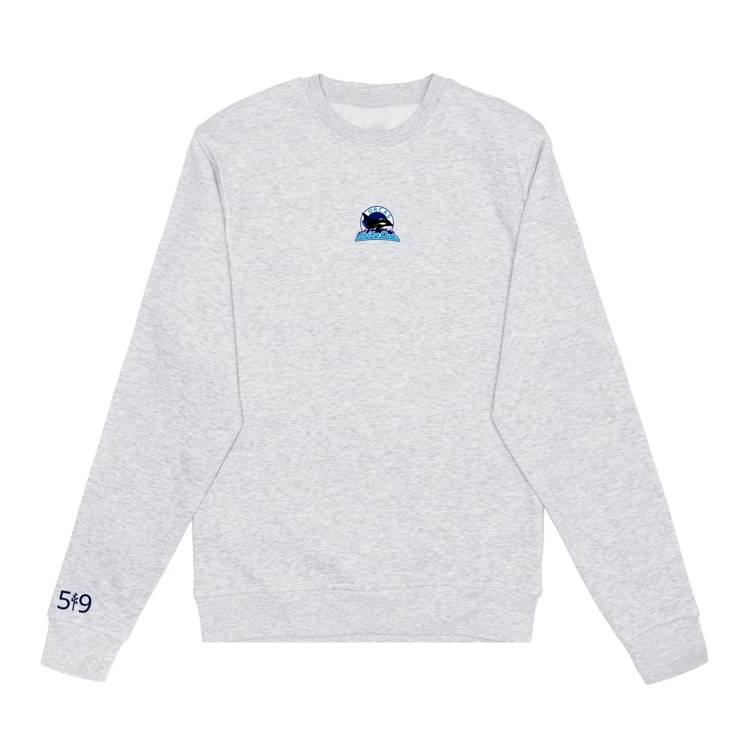 WHITE OAKS EMBROIDERED CREW (UNISEX)