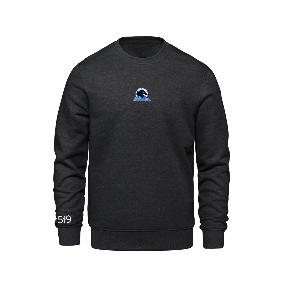 WHITE OAKS EMBROIDERED CREW (UNISEX)