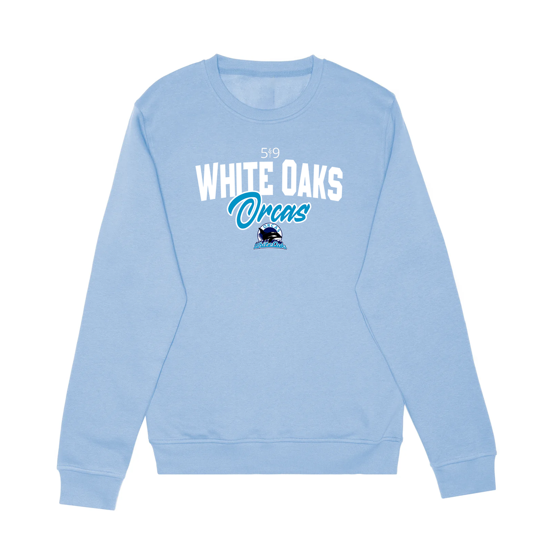 WHITE OAKS ORCAS CREW (UNISEX)