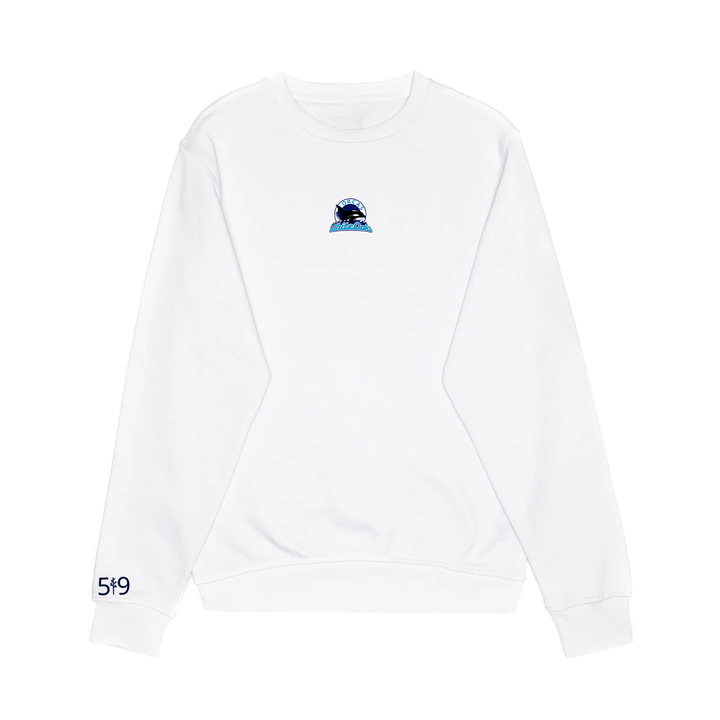 WHITE OAKS EMBROIDERED CREW (UNISEX)