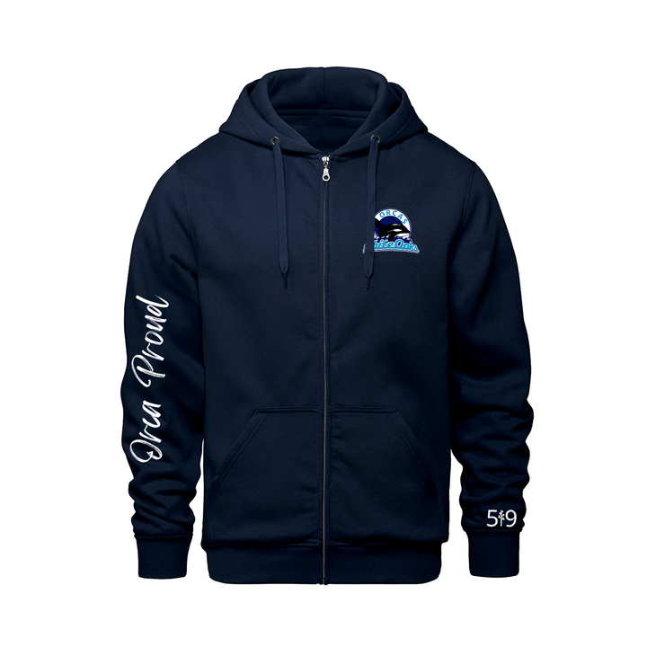 WHITE OAKS SIGNATURE SLEEVE ZIP-UP (UNISEX)