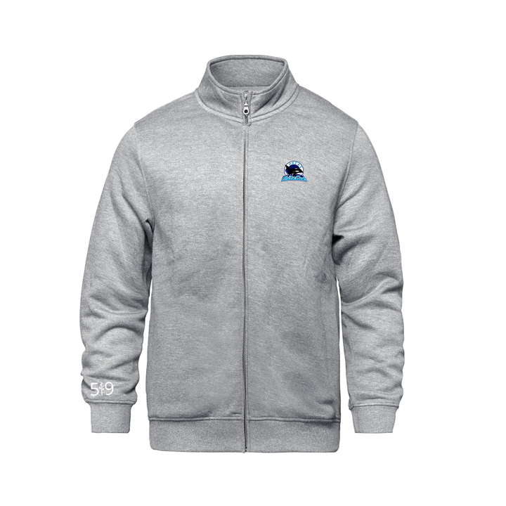 WHITEOAKS EMBROIDERED ZIP-UP SWEATER (UNISEX)