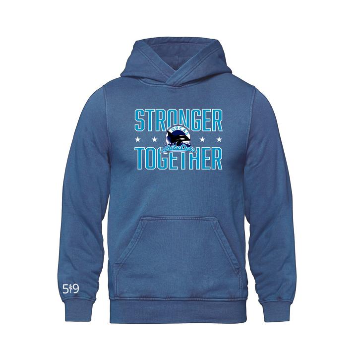 WHITE OAKS STRONGER TOGETHER RETRO HOODIE (UNISEX)