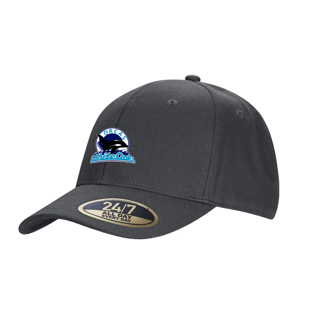 WHITE OAKS EMBROIDERED SNAPBACK CAP
