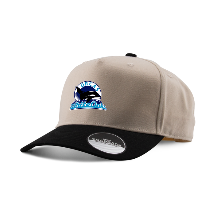 WHITE OAKS EMBROIDERED TWO-TONE PANEL CAP