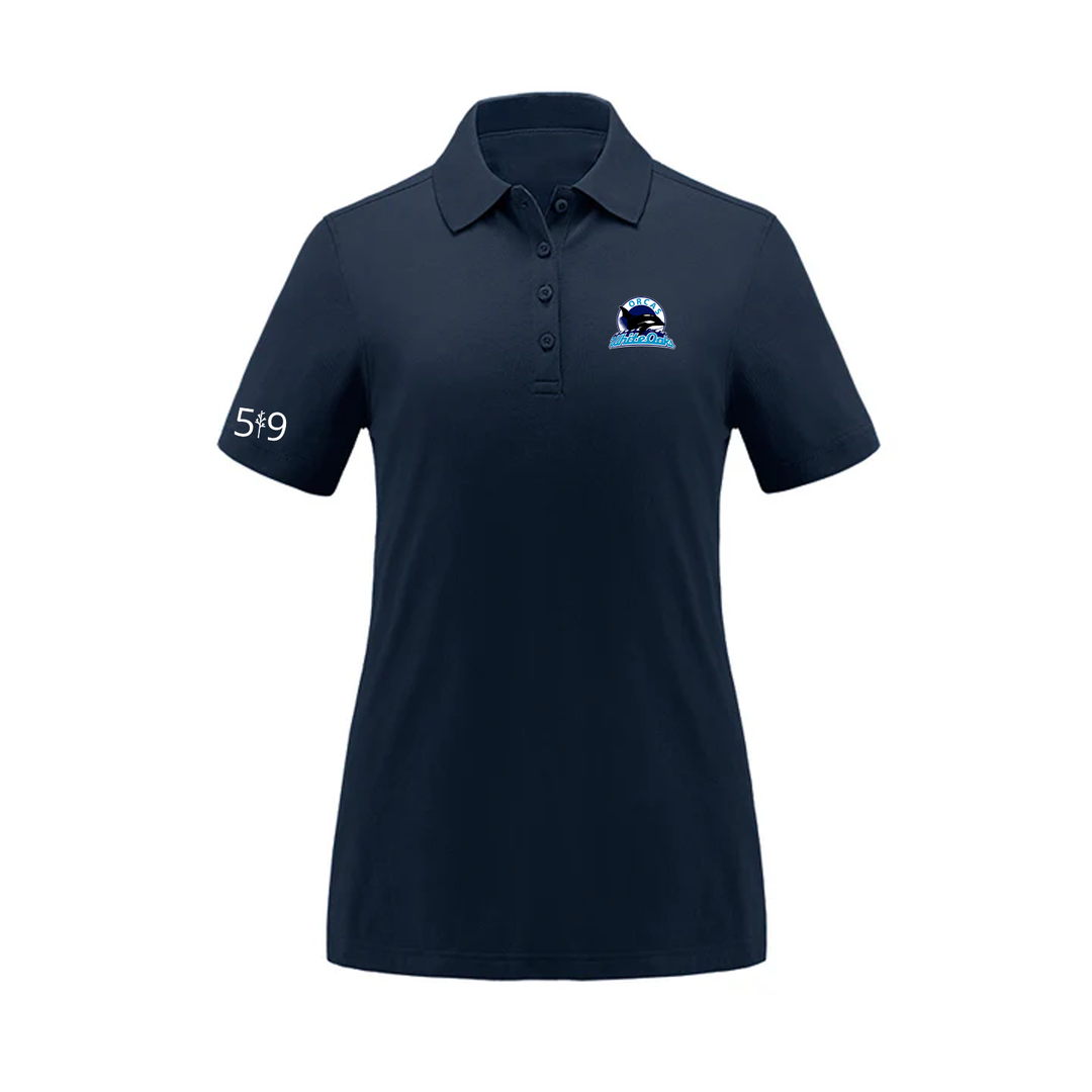 WHITE OAKS EMBROIDERED PIQUE POLO (WOMENS)