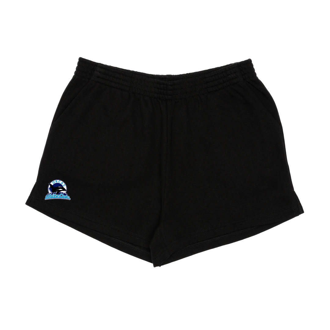 WHITE OAKS EMBROIDERED SWEAT SHORTS (WOMENS)