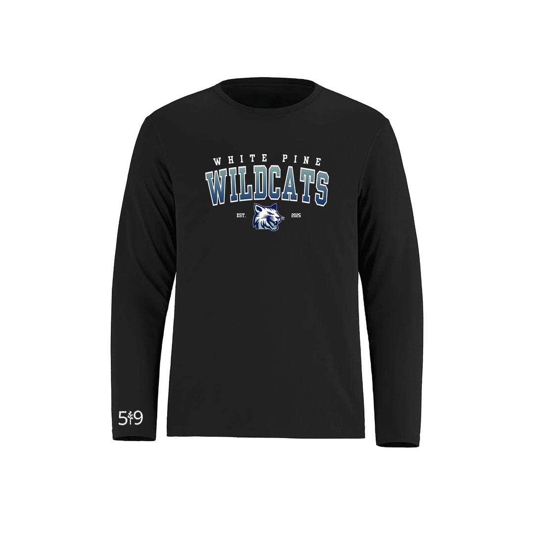 WHITE PINE WILDCATS ATHLETIC LONG SLEEVE (YOUTH)