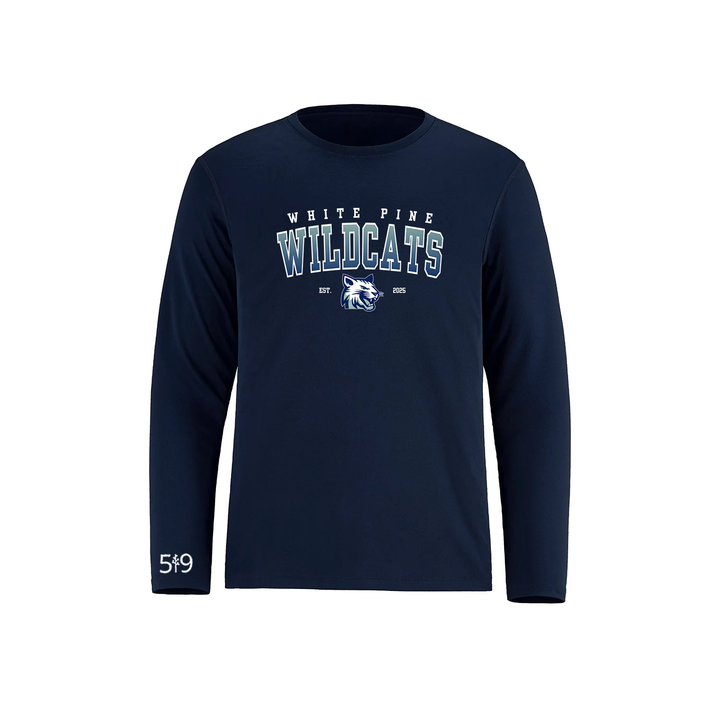 WHITE PINE WILDCATS ATHLETIC LONG SLEEVE (YOUTH)