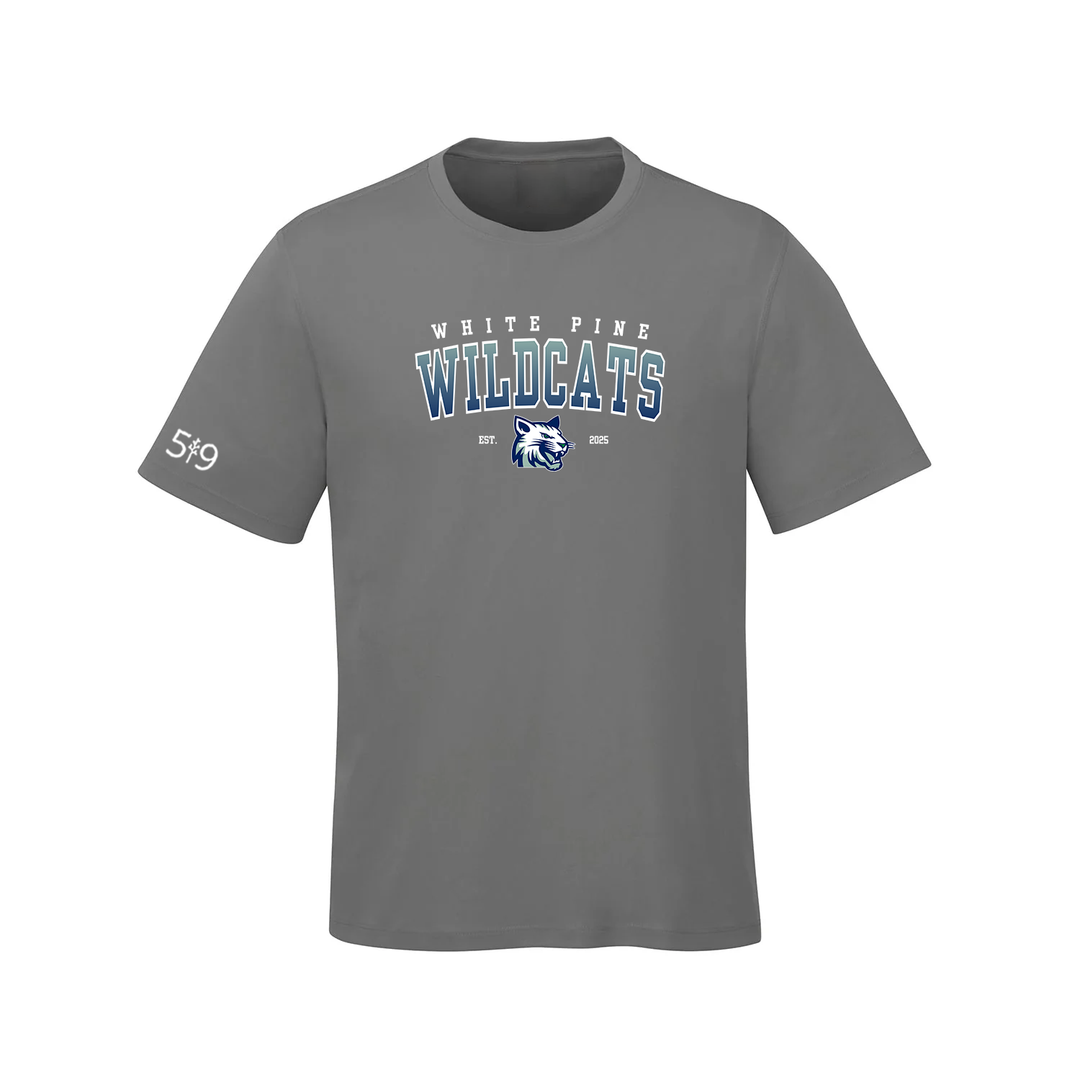 WHITE PINE WILDCATS ATHLETIC TEE (MENS)