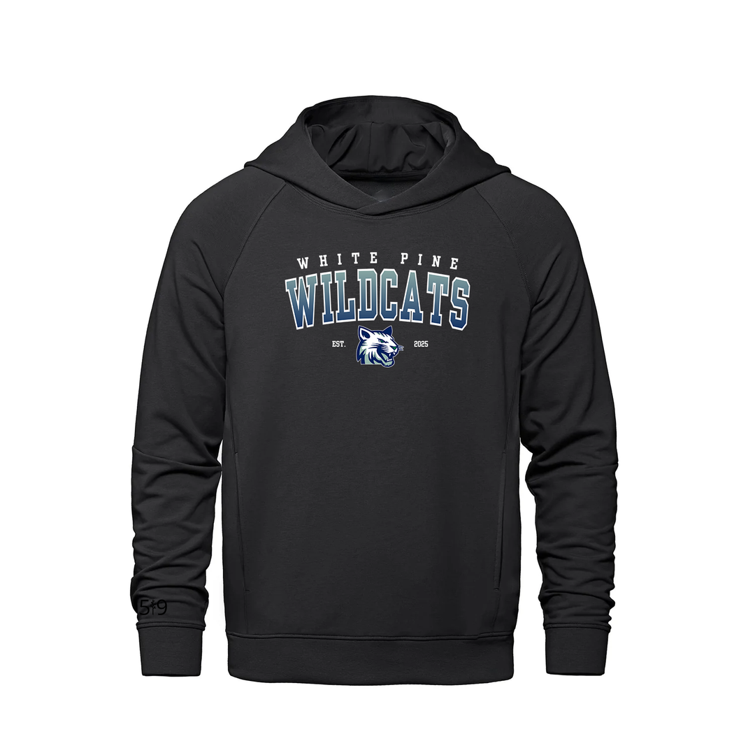 WHITE PINE WILDCATS FRENCH TERRY HOODIE (UNISEX)