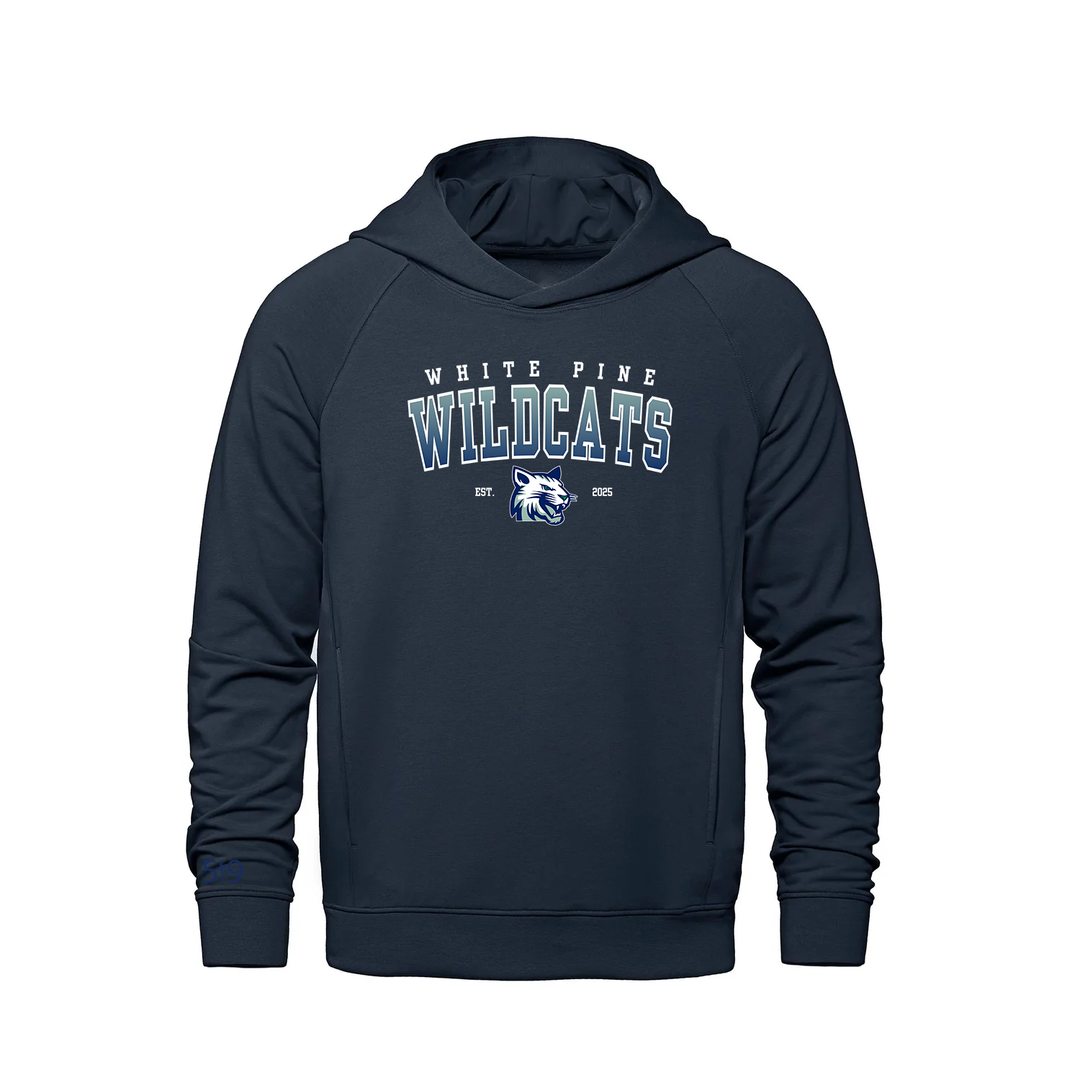 WHITE PINE WILDCATS FRENCH TERRY HOODIE (UNISEX)