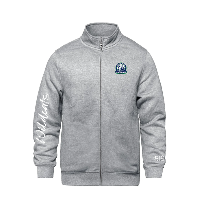 WHITE PINE SIGNATURE SLEEVE ZIP-UP SWEATER (UNISEX)