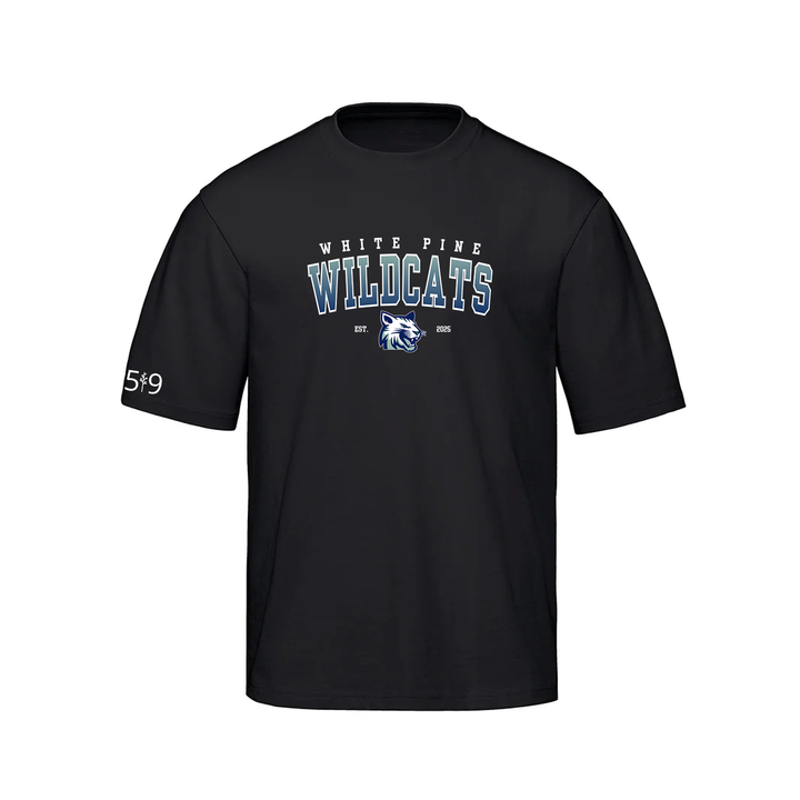 WHITE PINE WILDCATS OVERSIZED TEE (UNISEX)