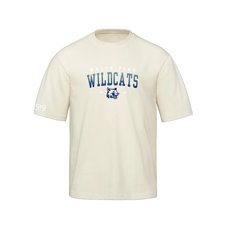 WHITE PINE WILDCATS OVERSIZED TEE (UNISEX)