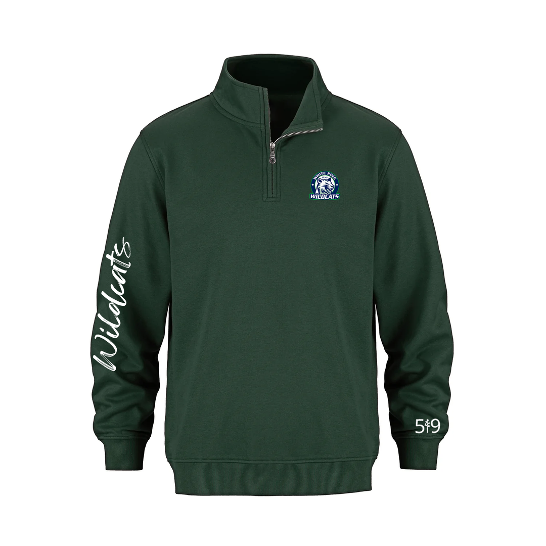 WHITE PINE SIGNATURE SLEEVE 1/4 ZIP (UNISEX)
