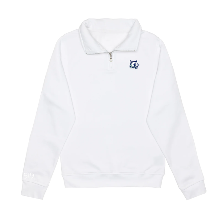 WHITE PINE EMBROIDERED 1/4 ZIP (UNISEX)