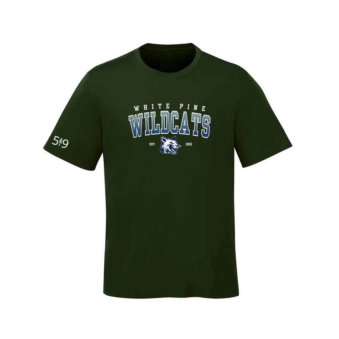 WHITE PINE WILDCATS TEE (MENS)