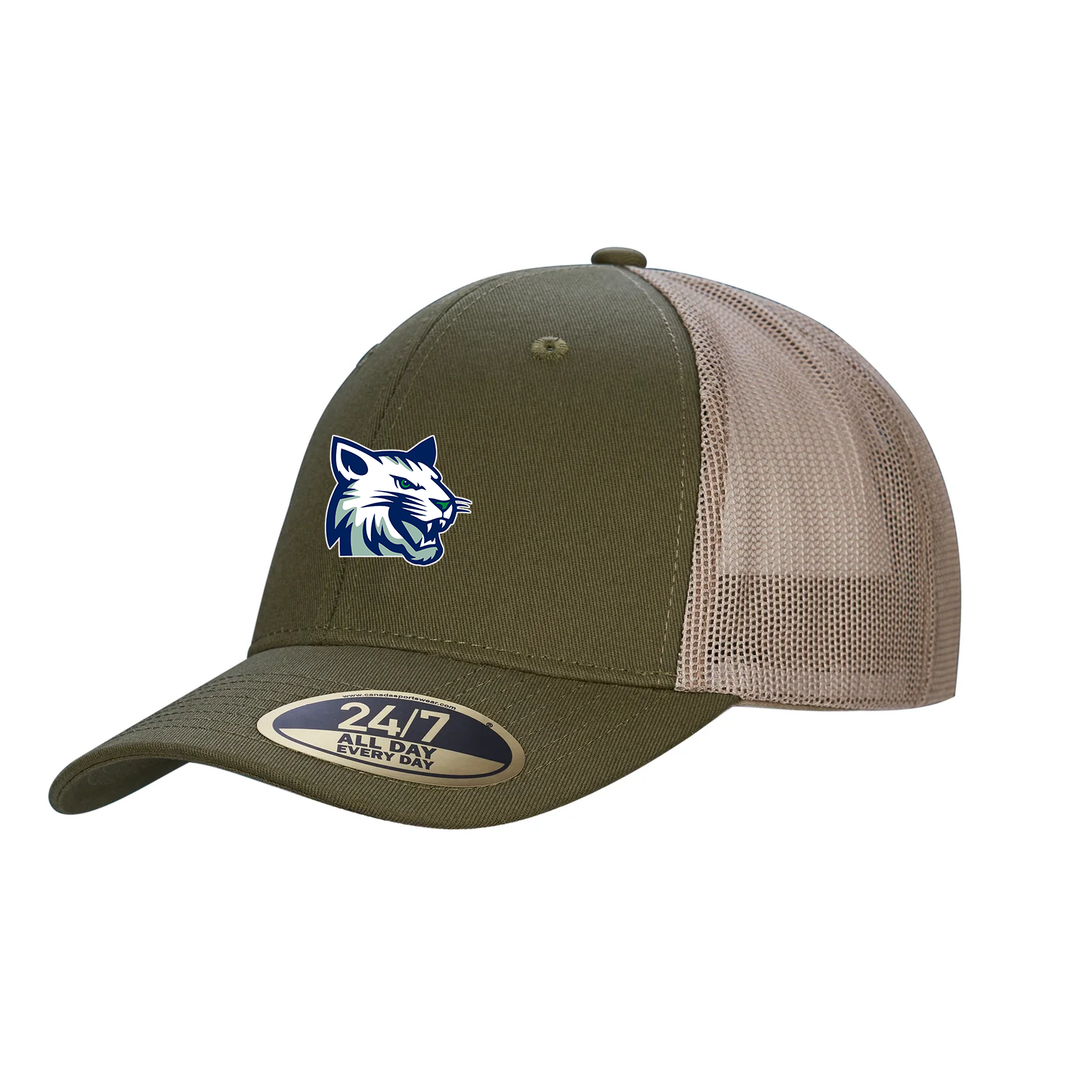 WHITE PINE EMBROIDERED TRUCKER CAP
