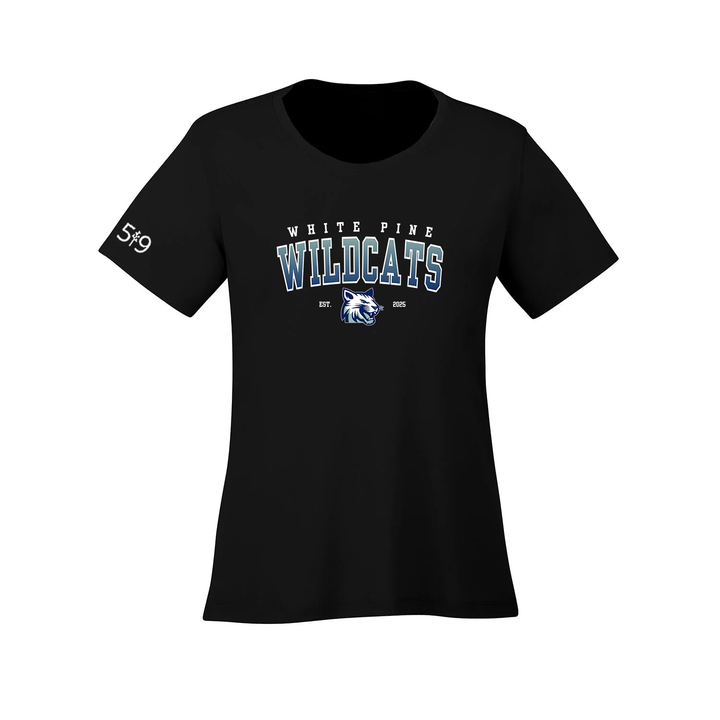 WHITE PINE WILDCATS ATHLETIC TEE (WOMENS)