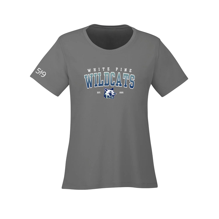 WHITE PINE WILDCATS ATHLETIC TEE (WOMENS)