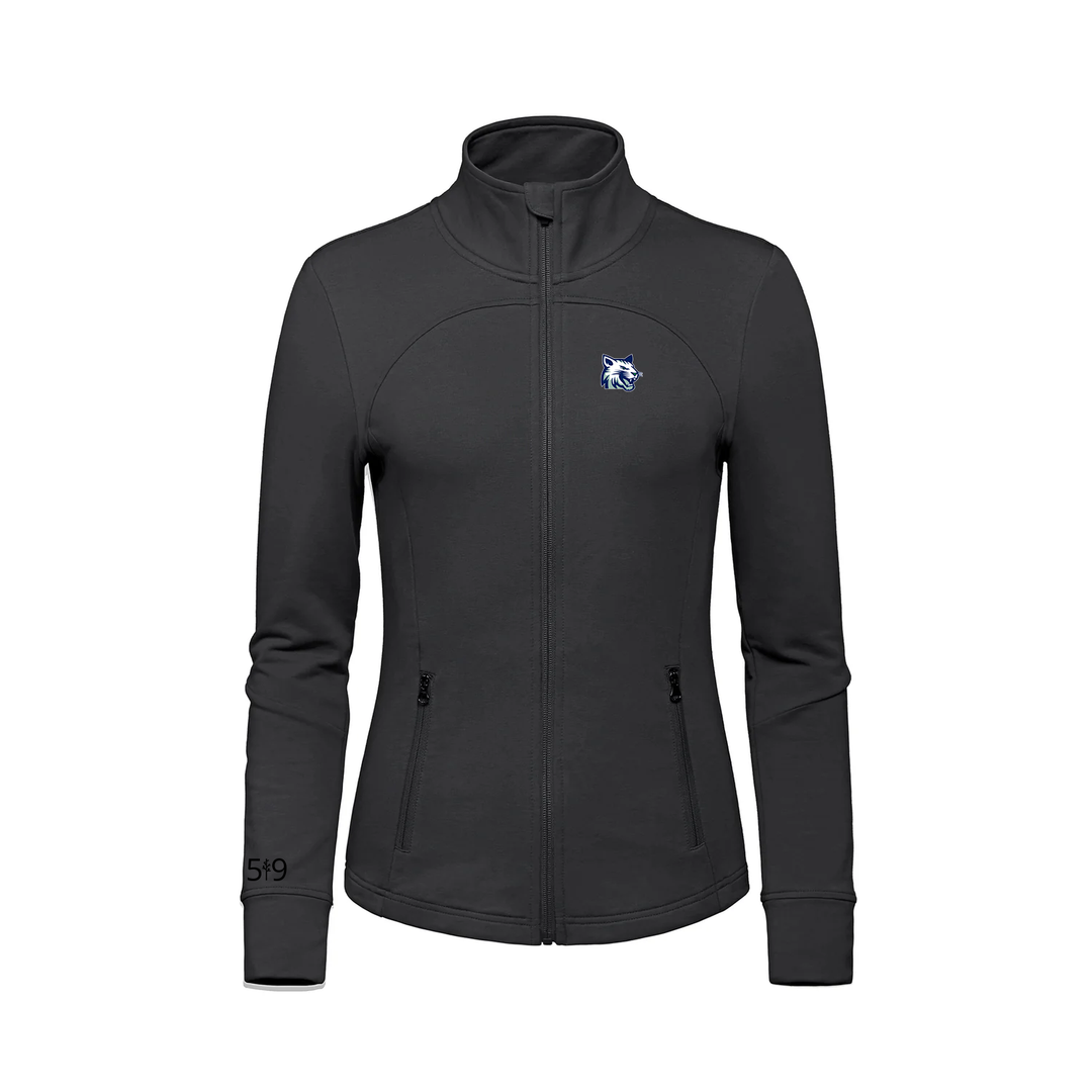 WHITE PINE EMBROIDERED FRENCH TERRY ZIP-UP (WOMENS)