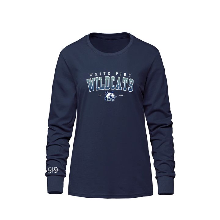 WHITE PINE WILDCATS LONG SLEEVE (WOMENS)