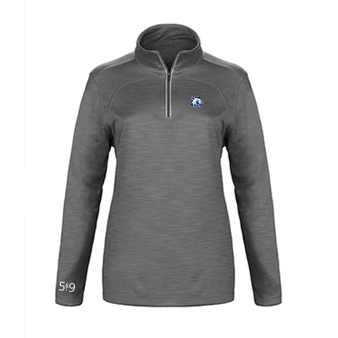 WHITE PINE EMBROIDERED PREMIUM ATHLETIC 1/4 ZIP (WOMENS)