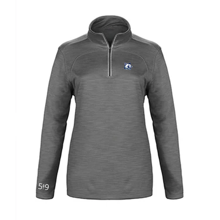 WHITE PINE EMBROIDERED PREMIUM ATHLETIC 1/4 ZIP (WOMENS)