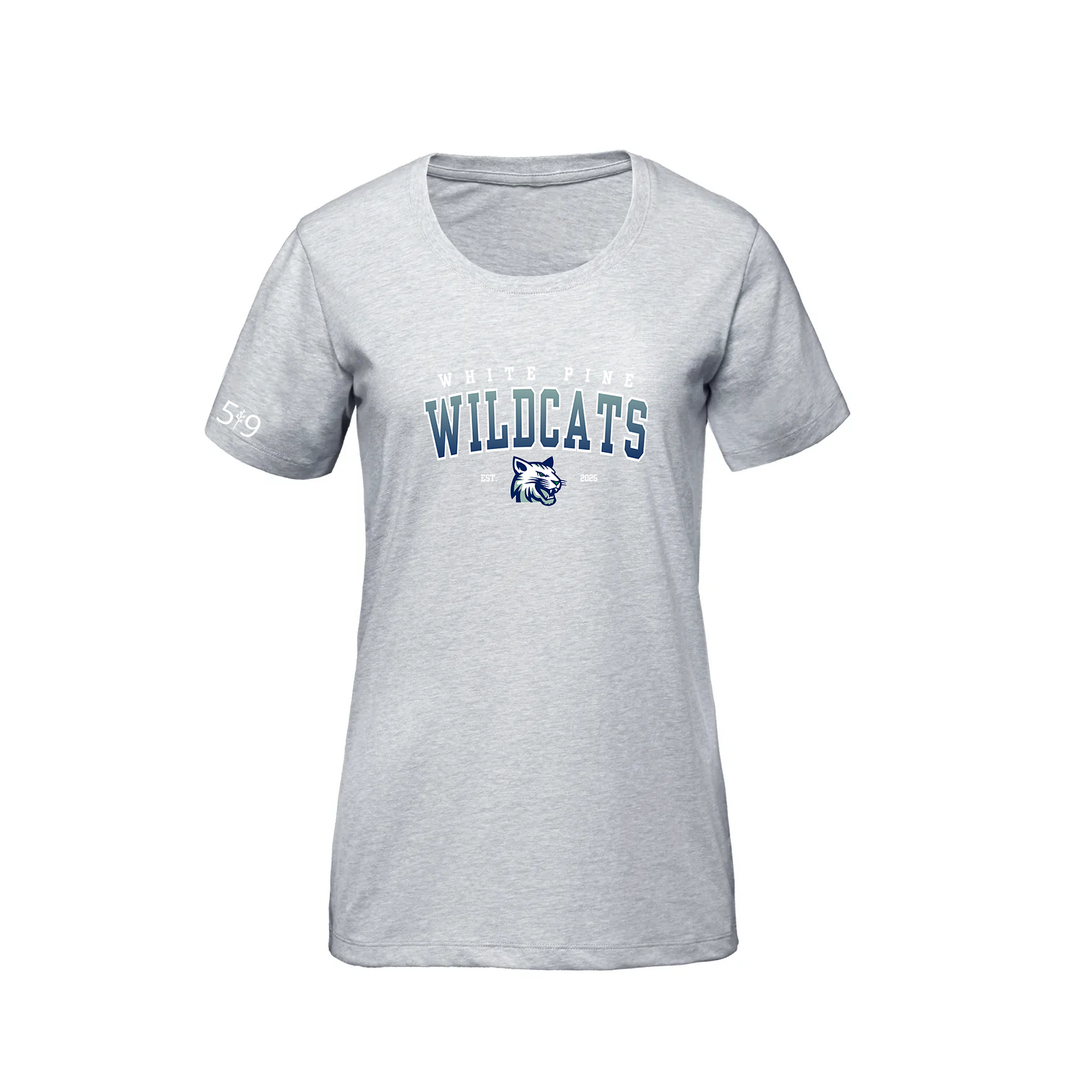 WHITE PINE WILDCATS PREMIUM TEE (WOMENS)