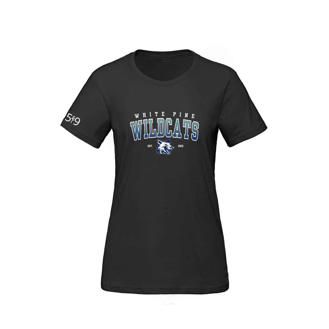 WHITE PINE WILDCATS TEE (WOMENS)