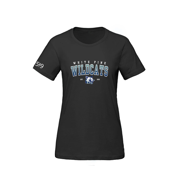 WHITE PINE WILDCATS TEE (WOMENS)