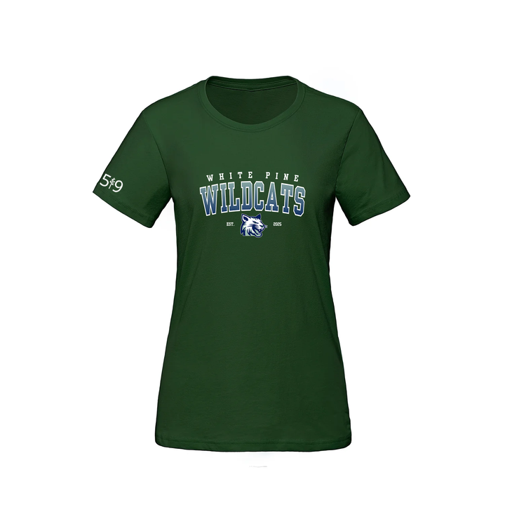 WHITE PINE WILDCATS TEE (WOMENS)