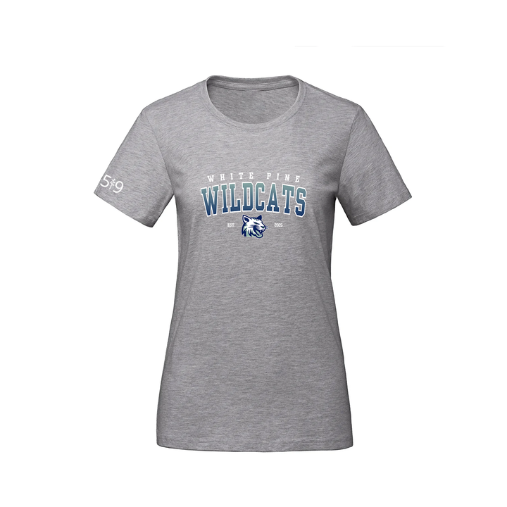 WHITE PINE WILDCATS TEE (WOMENS)