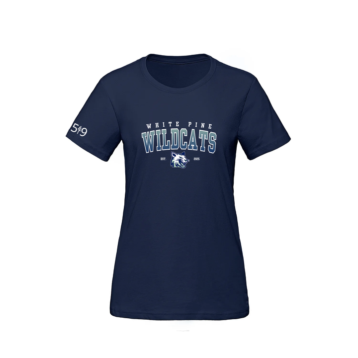 WHITE PINE WILDCATS TEE (WOMENS)