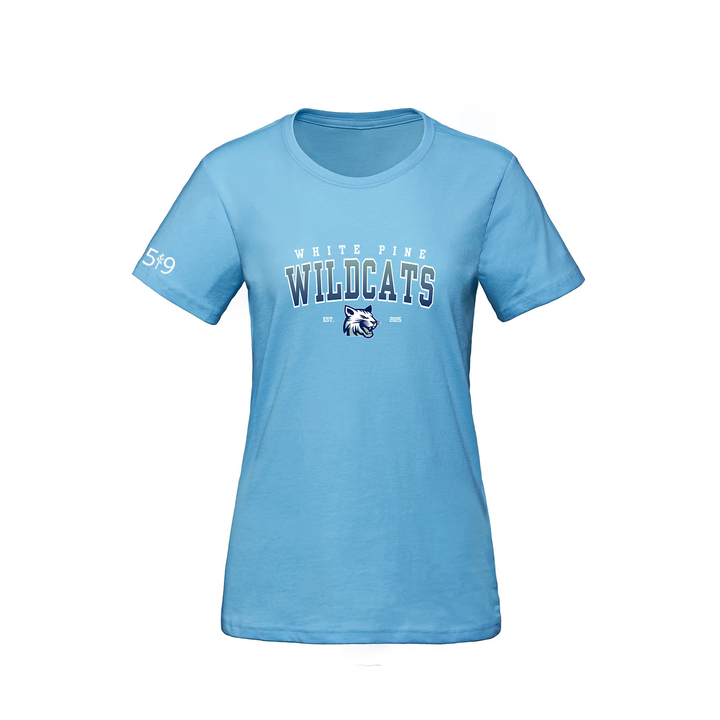 WHITE PINE WILDCATS TEE (WOMENS)